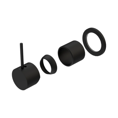 Nero Mecca Shower Mixer 60mm Handle Up Plate Trim Kits Only, Matte Black