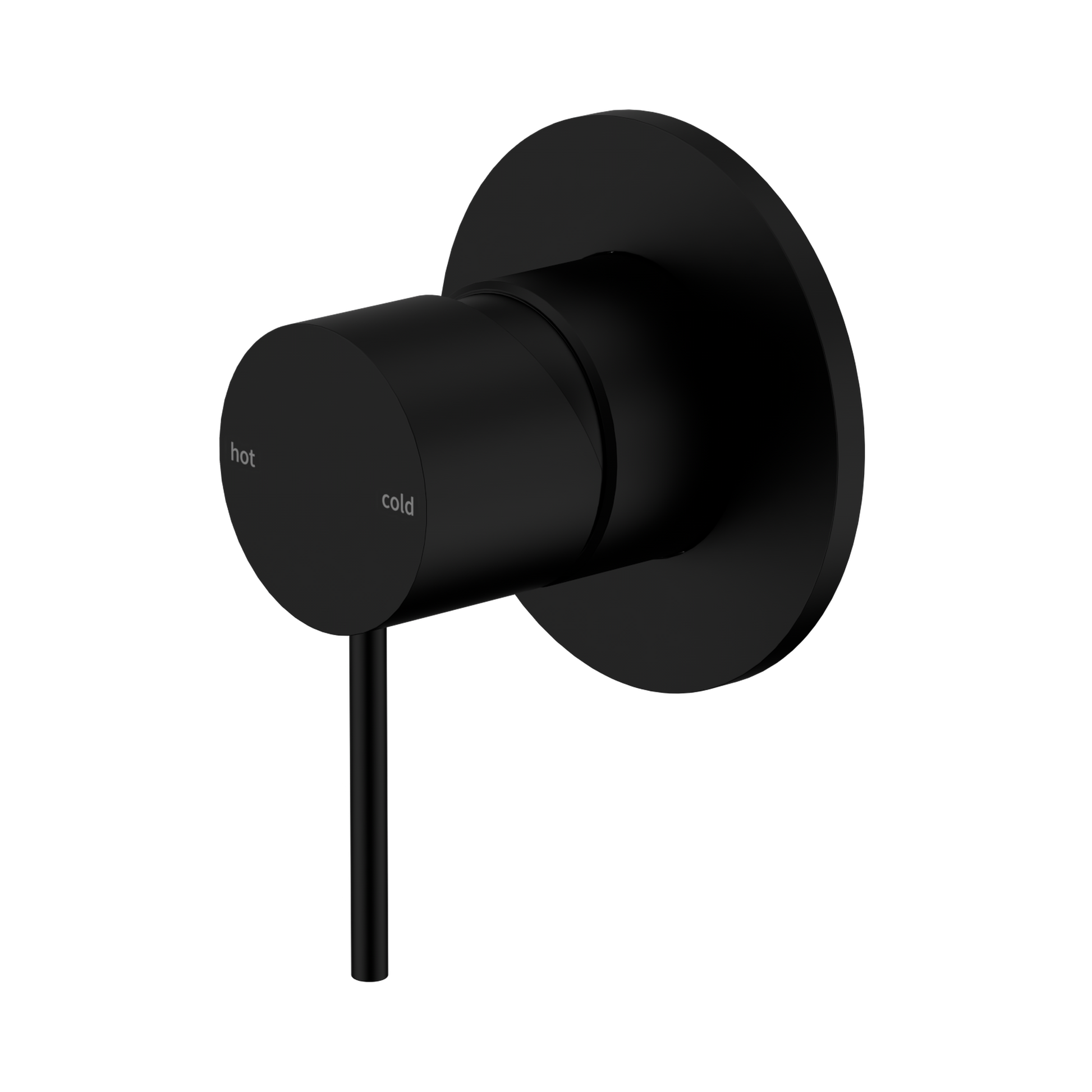 Nero Mecca Wall/Shower Mixer 80mm Plate, Matte Black