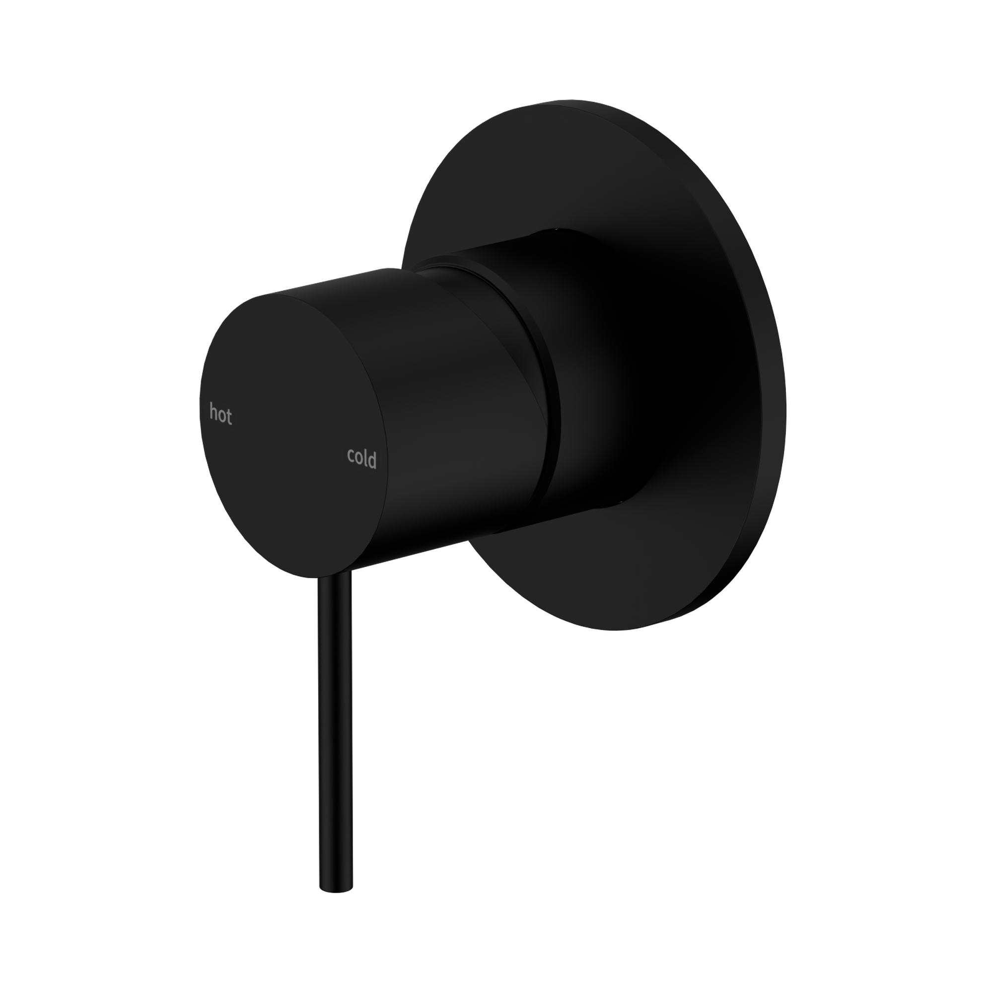 Nero Mecca Wall/Shower Mixer 80mm Plate, Matte Black