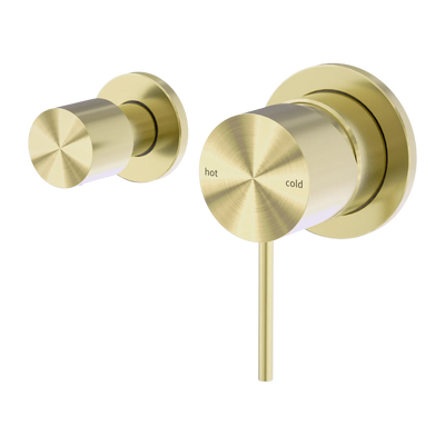 Nero Mecca Shower Mixer With Horizontal 2 Way Diverter, Brushed Gold