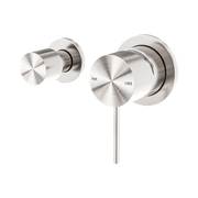 Nero Mecca Wall/Shower Mixer With Horizontal 2 Way Diverter, Brushed Nickel
