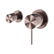 Nero Mecca Wall/Shower Mixer With Horizontal 2 Way Diverter, Brushed Bronze