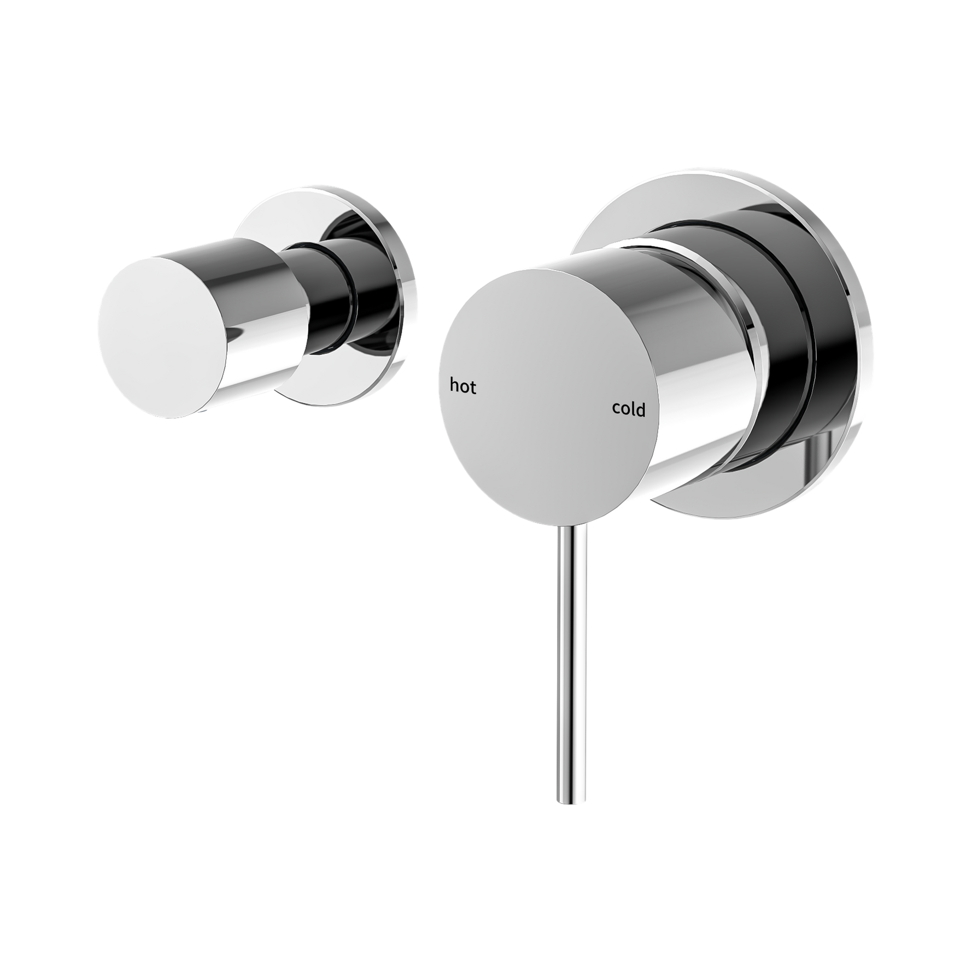 Nero Mecca Wall/Shower Mixer With Horizontal 2 Way Diverter, Chrome
