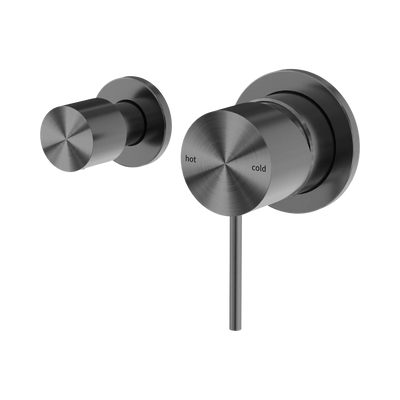 Nero Mecca Shower Mixer With Horizontal 2 Way Diverter, Gun Metal