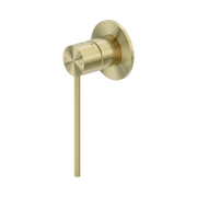 Nero Mecca Care Wall/Shower Mixer, Brushed Gold