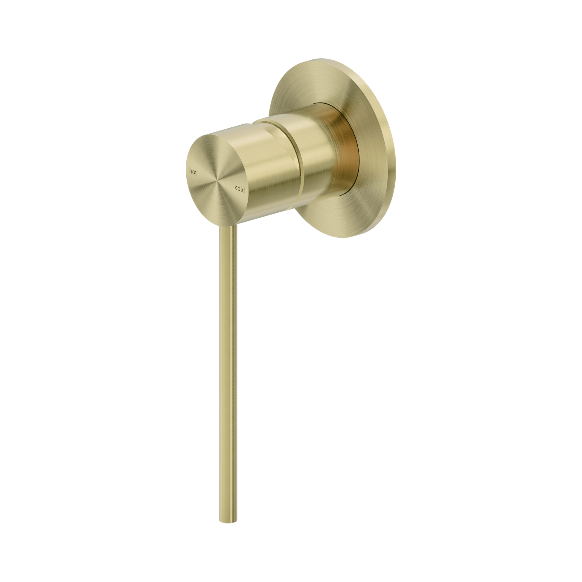 Nero Mecca Care Wall/Shower Mixer, Brushed Gold