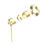 Nero Mecca Care Wall/Shower Mixer Trim Kits Only, Brushed Gold
