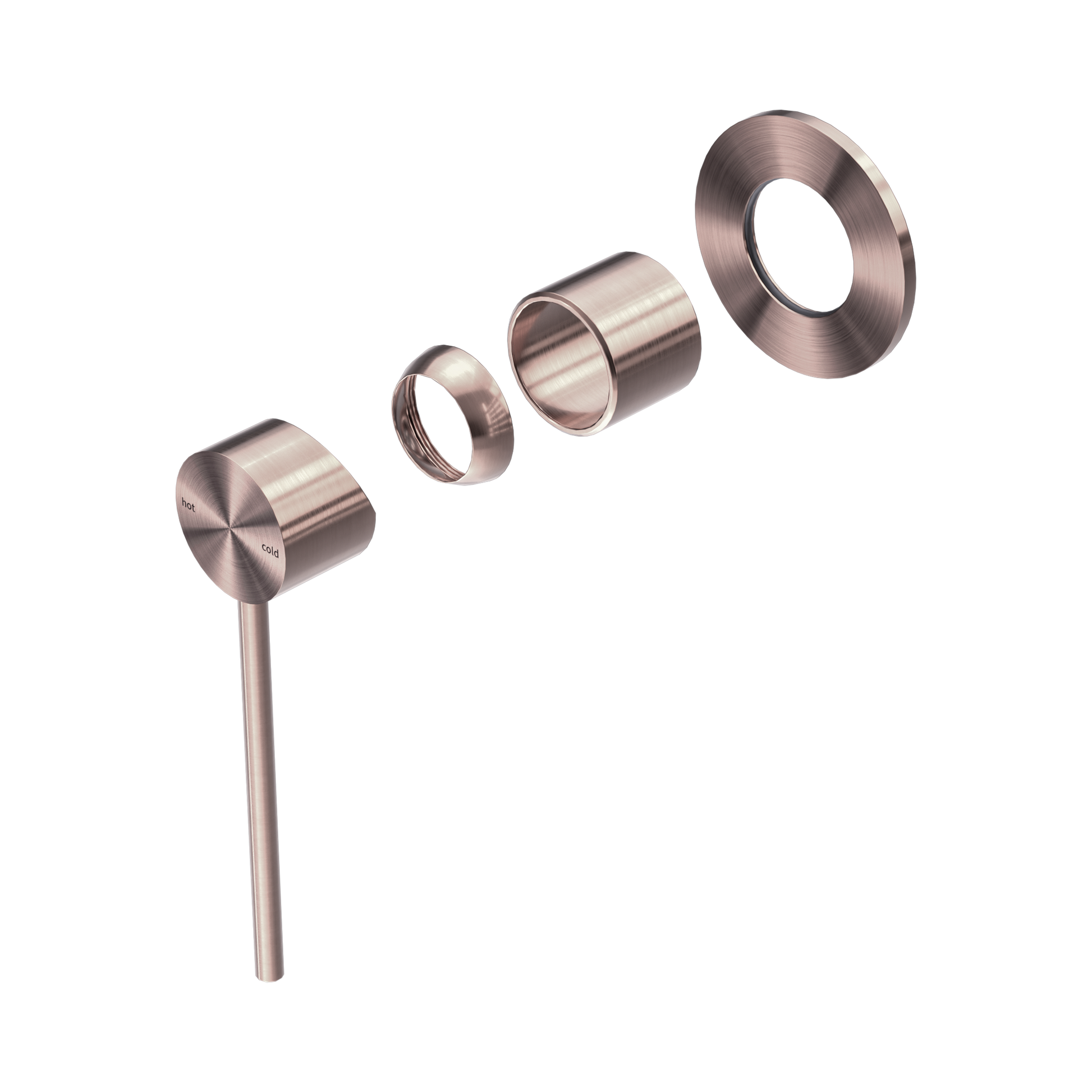 Nero Mecca Care Wall/Shower Mixer Trim Kits Only, Brushed Bronze
