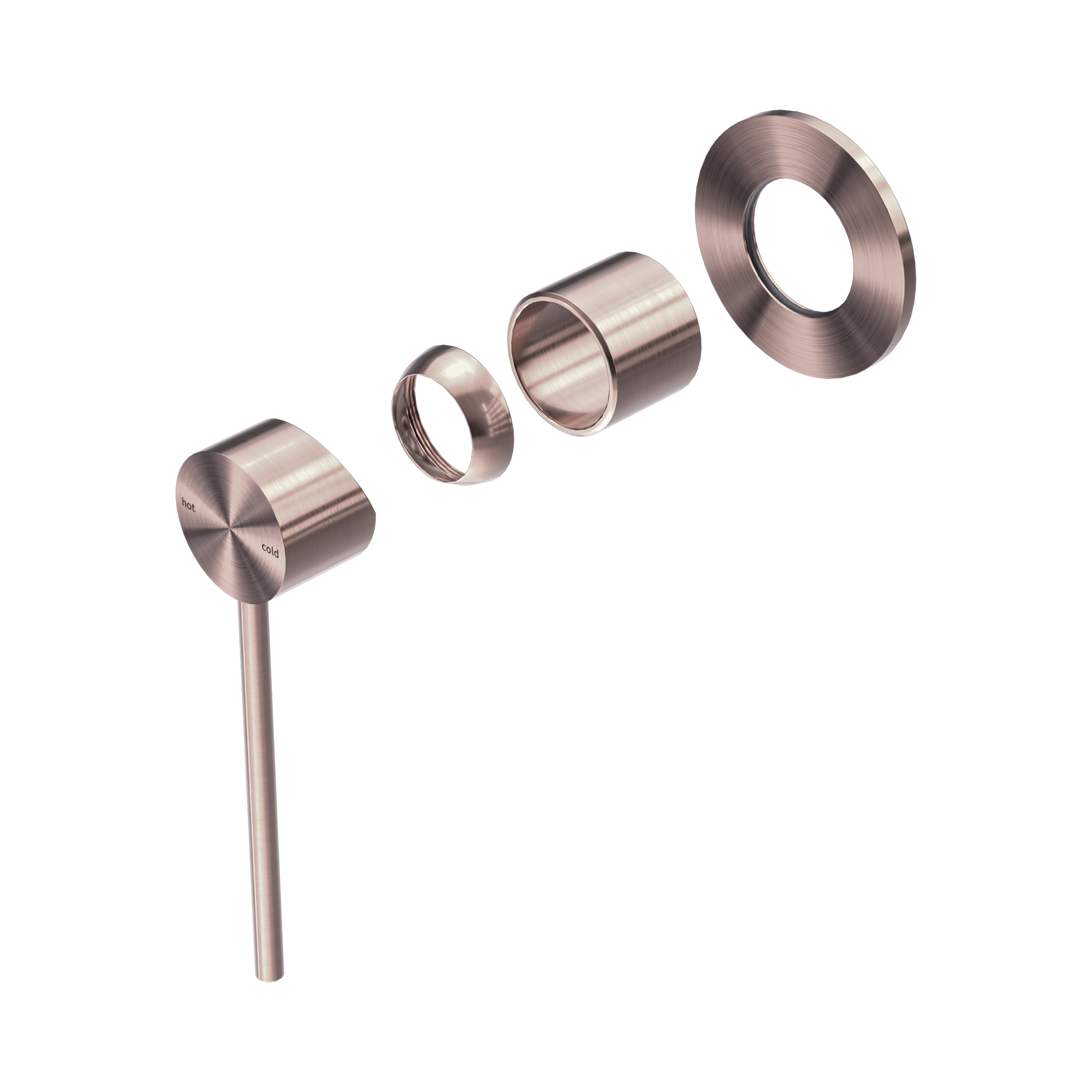 Nero Mecca Care Wall/Shower Mixer Trim Kits Only, Brushed Bronze