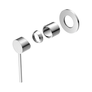 Nero Mecca Care Wall/Shower Mixer Trim Kits Only, Chrome