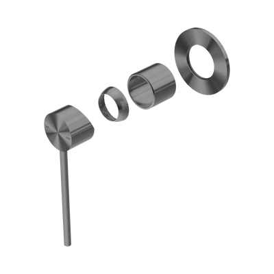 Nero Mecca Care Shower Mixer Trim Kits Only, Gun Metal