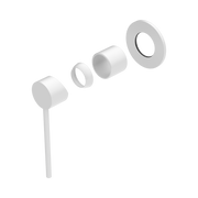 Nero Mecca Care Wall/Shower Mixer Trim Kits Only, Matte White