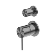 Nero Mecca Diverter Mixer Separate Back Plate, Gun Metal