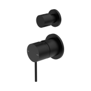 Nero Mecca Diverter Mixer Separate Back Plate, Matte Black