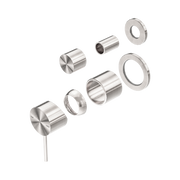 Nero Mecca Diverter Mixer Separate Back Plate Trim Kits Only, Brushed Nickel