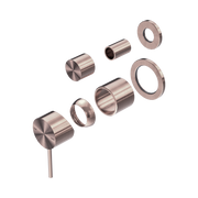 Nero Mecca Diverter Mixer Separate Back Plate Trim Kits Only, Brushed Bronze