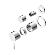 Nero Mecca Diverter Mixer Separate Back Plate Trim Kits Only, Chrome