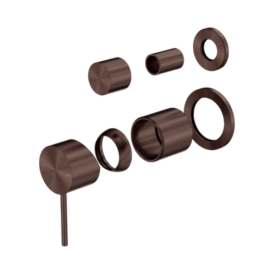 Nero Mecca Shower Mixer With Diverter Separate Back Plate Trim Kits Only, Rome Bronze