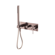 Nero Mecca Wall/Shower Mixer Diverter System, Brushed Bronze