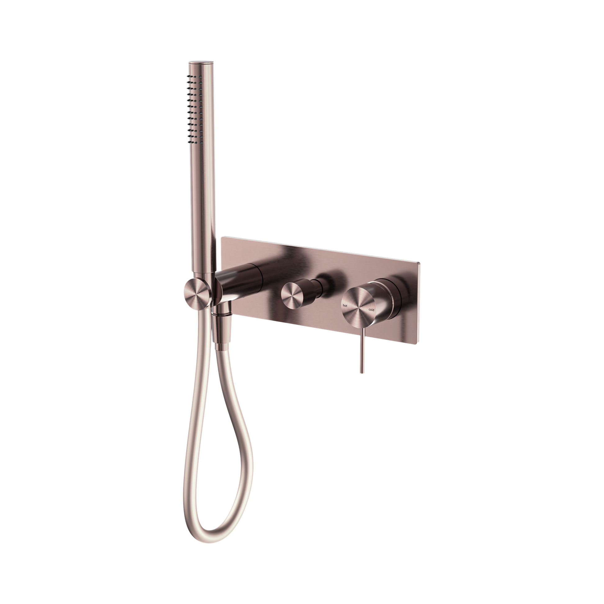 Nero Mecca Wall/Shower Mixer Diverter System, Brushed Bronze