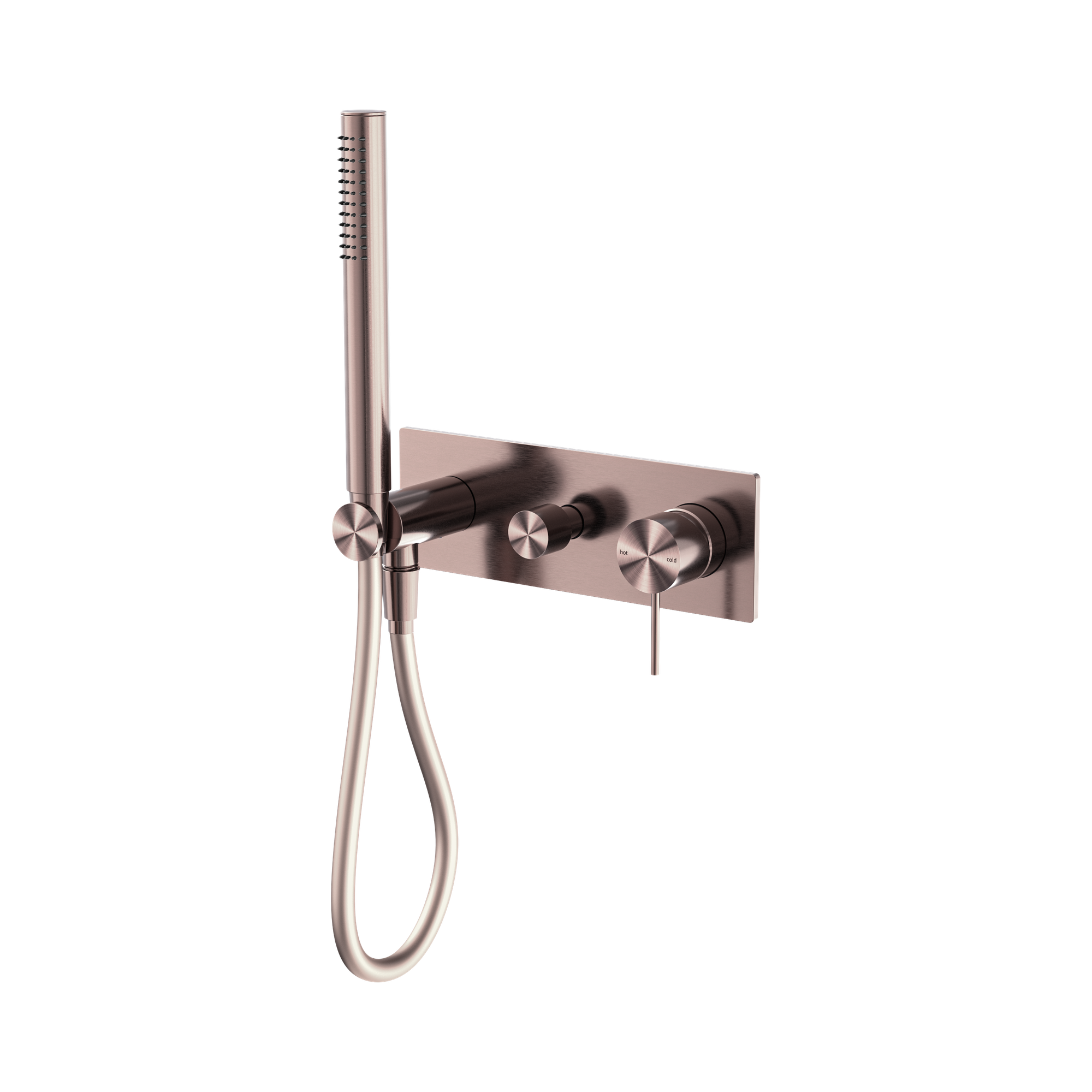 Nero Mecca Wall/Shower Mixer Diverter System, Brushed Bronze