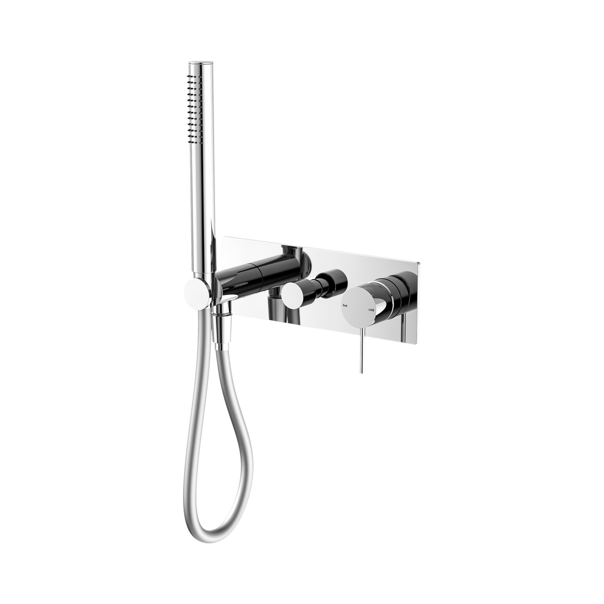 Nero Mecca Wall/Shower Mixer Diverter System, Chrome