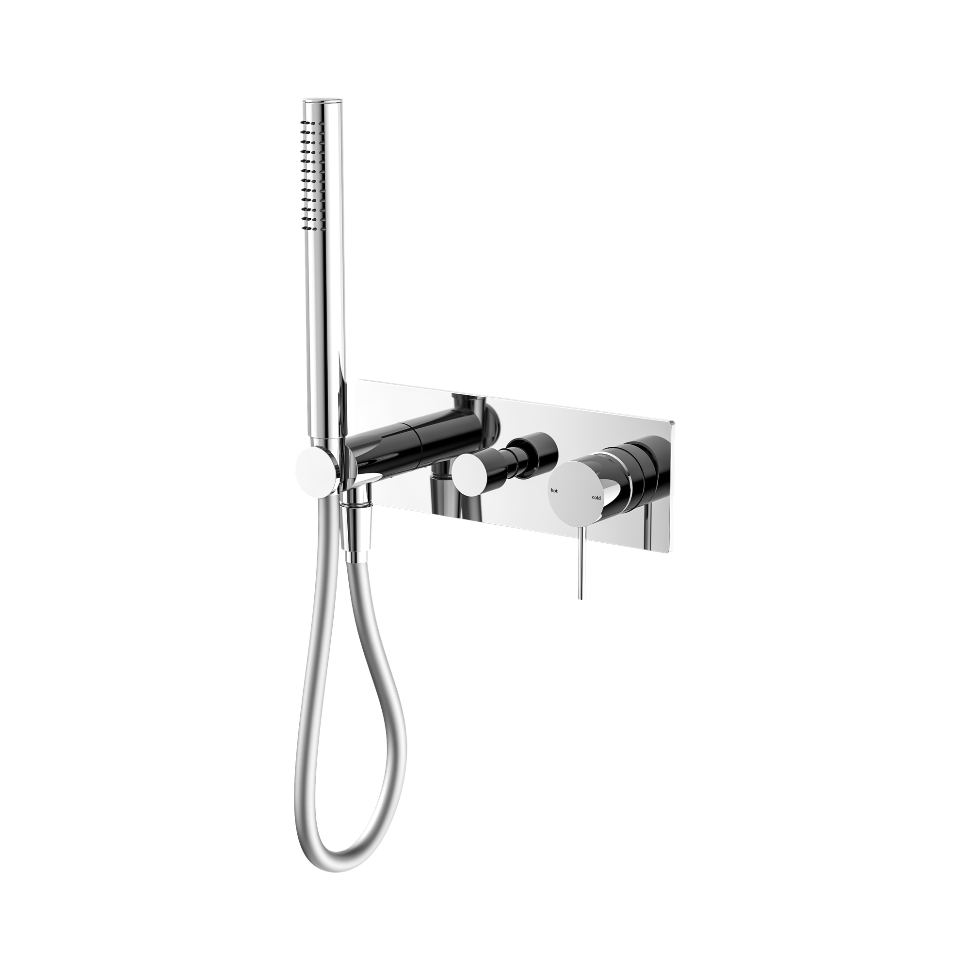 Nero Mecca Wall/Shower Mixer Diverter System, Chrome