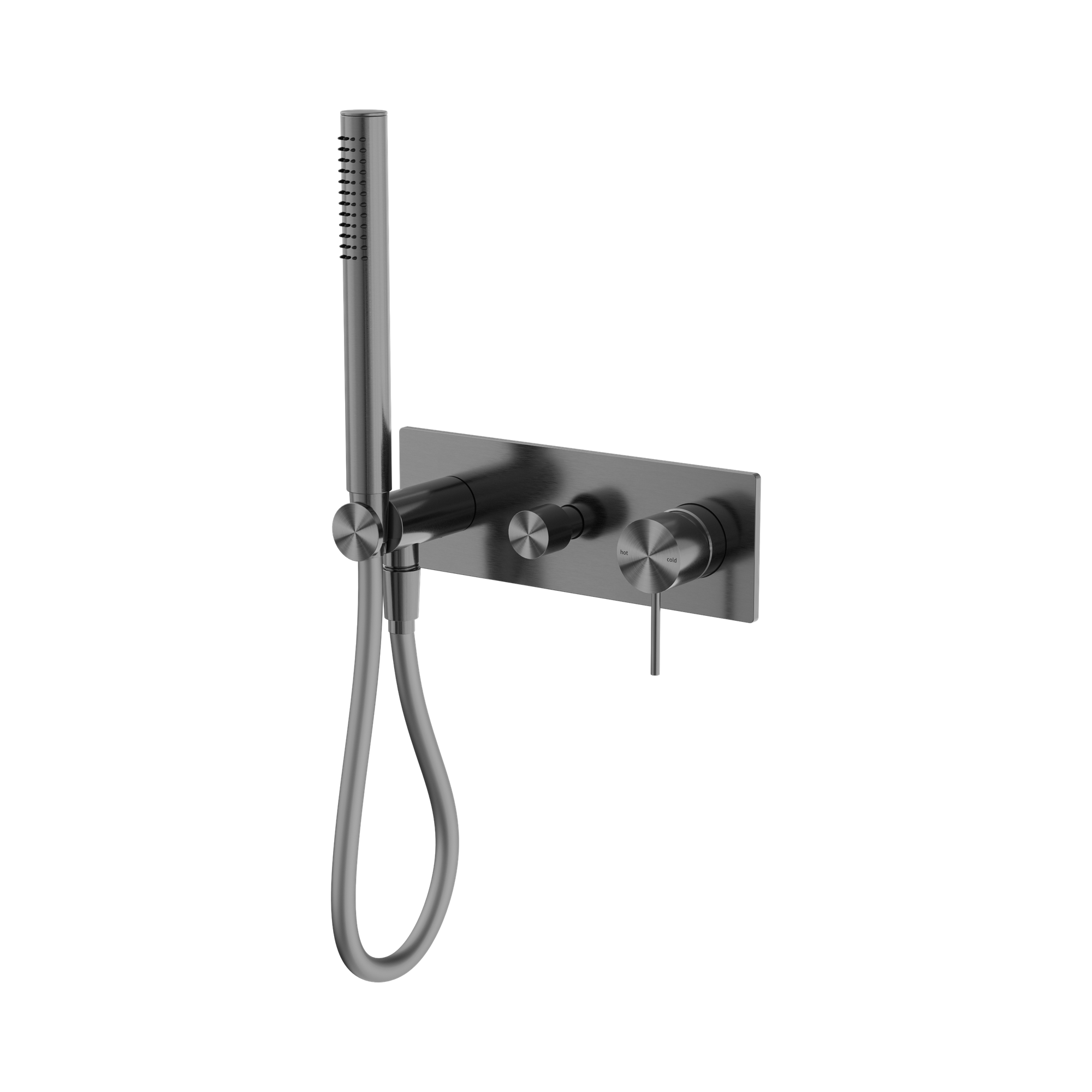 Nero Mecca Wall/Shower Mixer Diverter System, Gun Metal