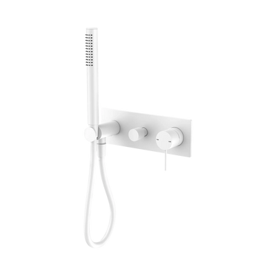 Nero Mecca Shower Mixer Diverter System, Matte White