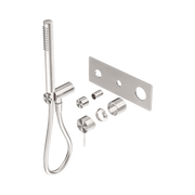 Nero Mecca Wall/Shower Mixer Diverter System Trim Kits Only, Brushed Nickel