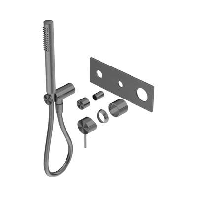 Nero Mecca Shower Mixer Diverter System Trim Kits Only, Gun Metal