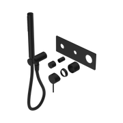Nero Mecca Wall/Shower Mixer Diverter System Trim Kits Only, Matte Black