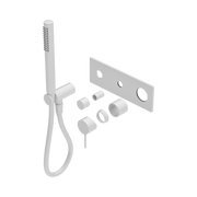 Nero Mecca Wall/Shower Mixer Diverter System Trim Kits Only, Matte White