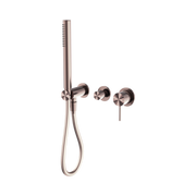 Nero Mecca Wall/Shower Mixer Diverter System Separate Back Plate, Brushed Bronze