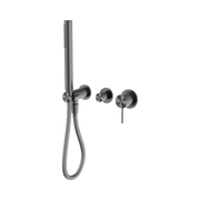 Nero Mecca Wall/Shower Mixer Diverter System Separate Back Plate, Gun Metal