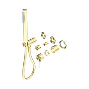 Nero Mecca Wall/Shower Mixer Diverter System Separate Back Plate Trim Kits Only, Brushed Gold
