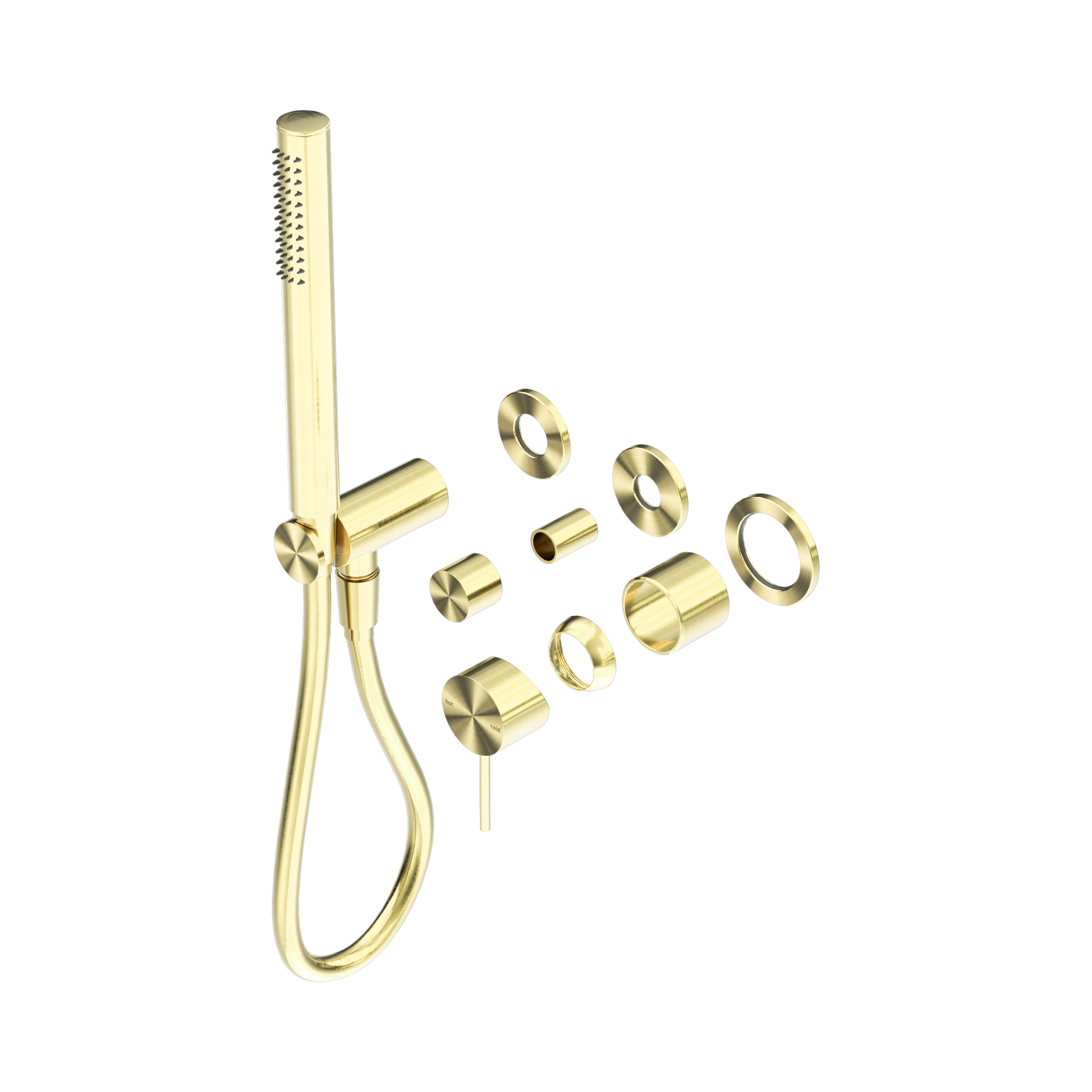 Nero Mecca Wall/Shower Mixer Diverter System Separate Back Plate Trim Kits Only, Brushed Gold