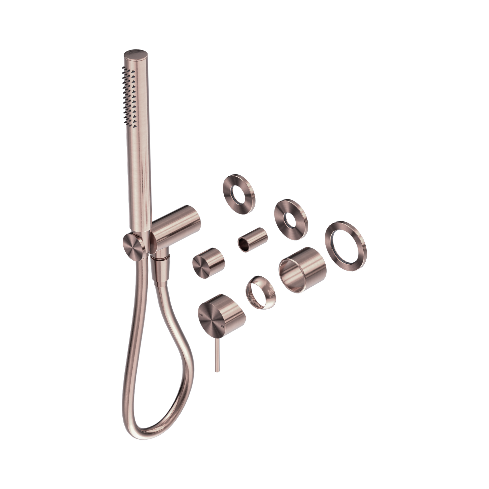 Nero Mecca Wall/Shower Mixer Diverter System Separate Back Plate Trim Kits Only, Brushed Bronze
