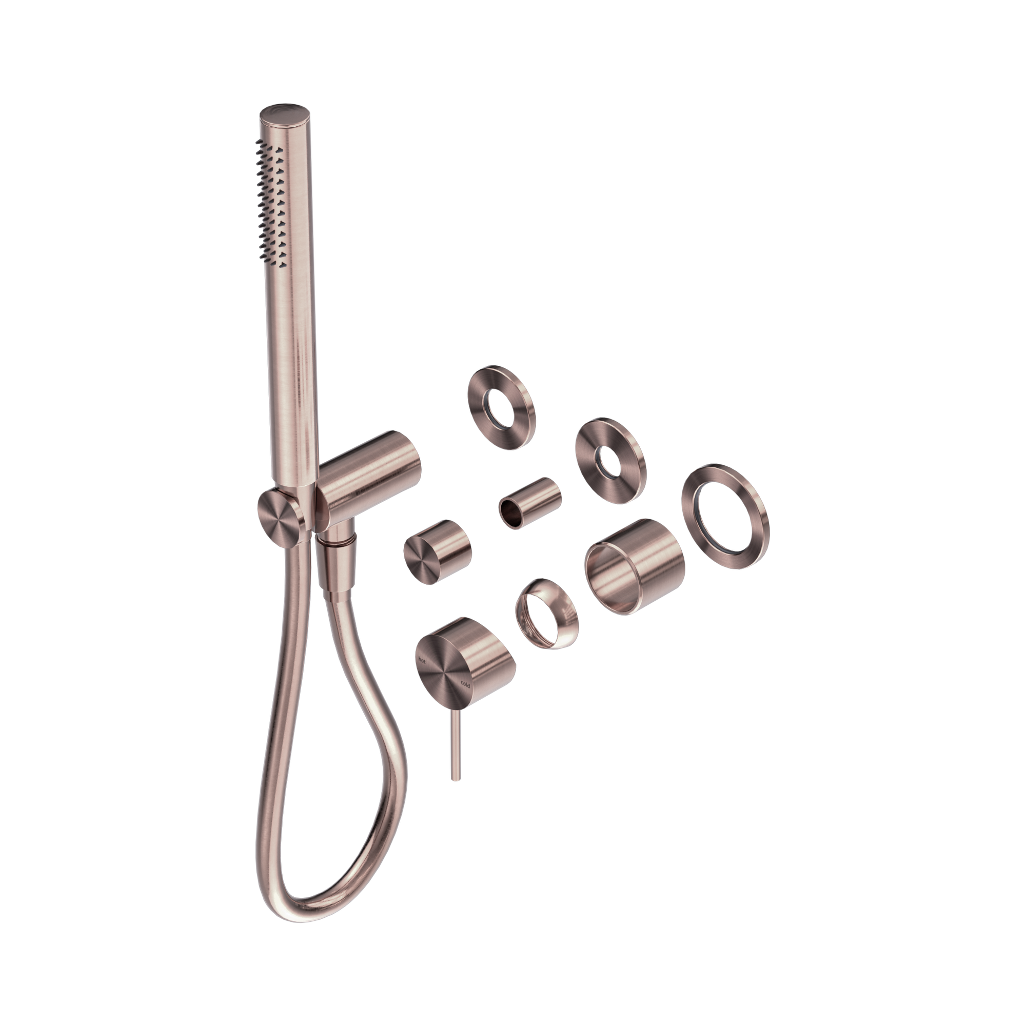 Nero Mecca Wall/Shower Mixer Diverter System Separate Back Plate Trim Kits Only, Brushed Bronze