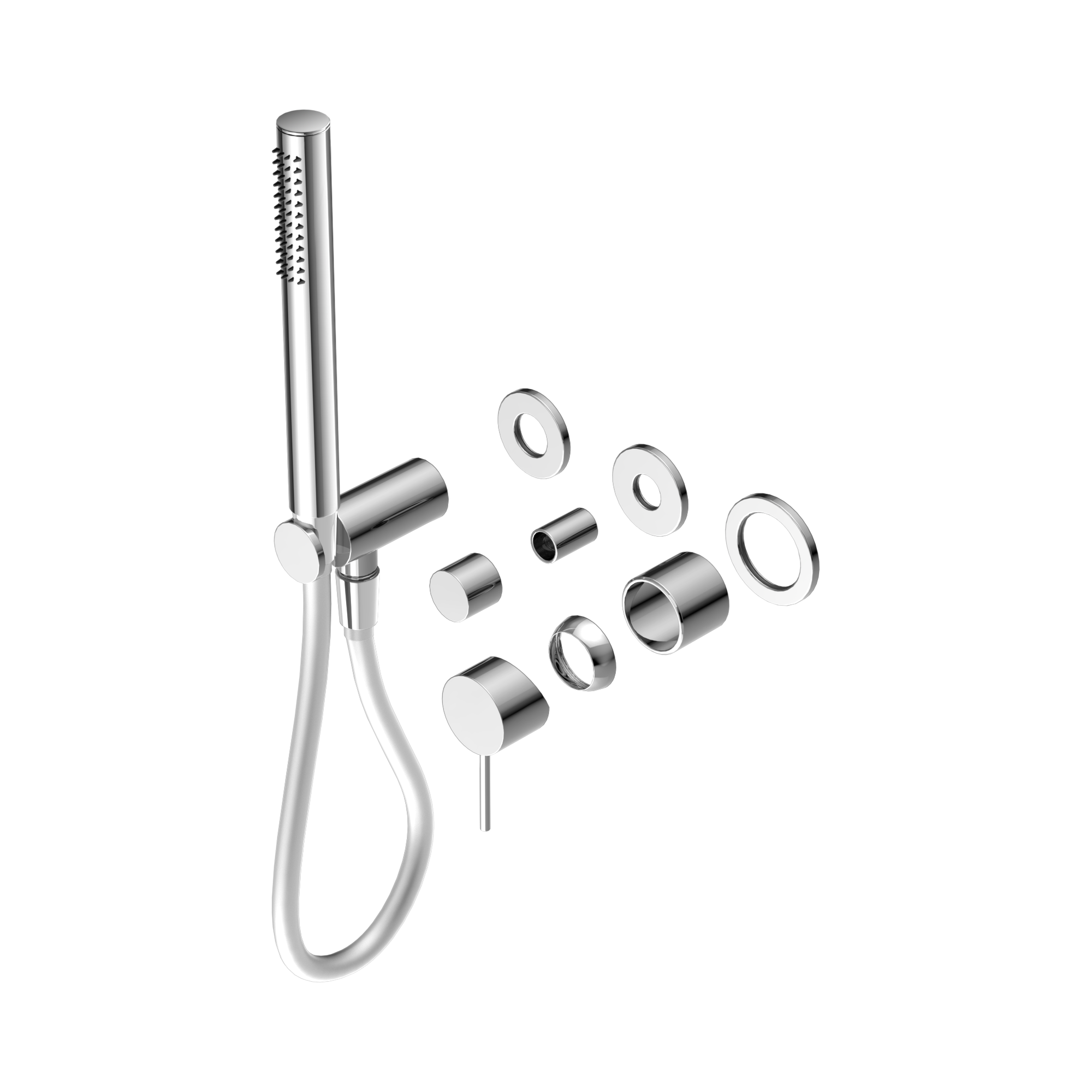 Nero Mecca Wall/Shower Mixer Diverter System Separate Back Plate Trim Kits Only, Chrome