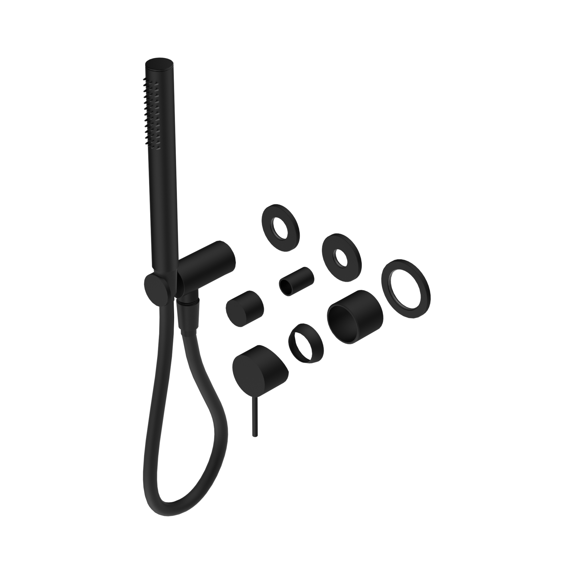 Nero Mecca Wall/Shower Mixer Diverter System Separate Back Plate Trim Kits Only, Matte Black