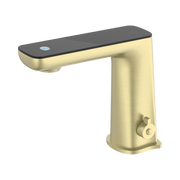 Nero Claudia Sensor Mixer With Black Top Display, Brushed Gold