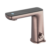 Nero Claudia Sensor Mixer With Black Top Display, Brushed Bronze