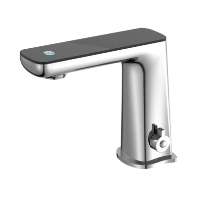 Nero Claudia Sensor Mixer With Black Top Display, Chrome