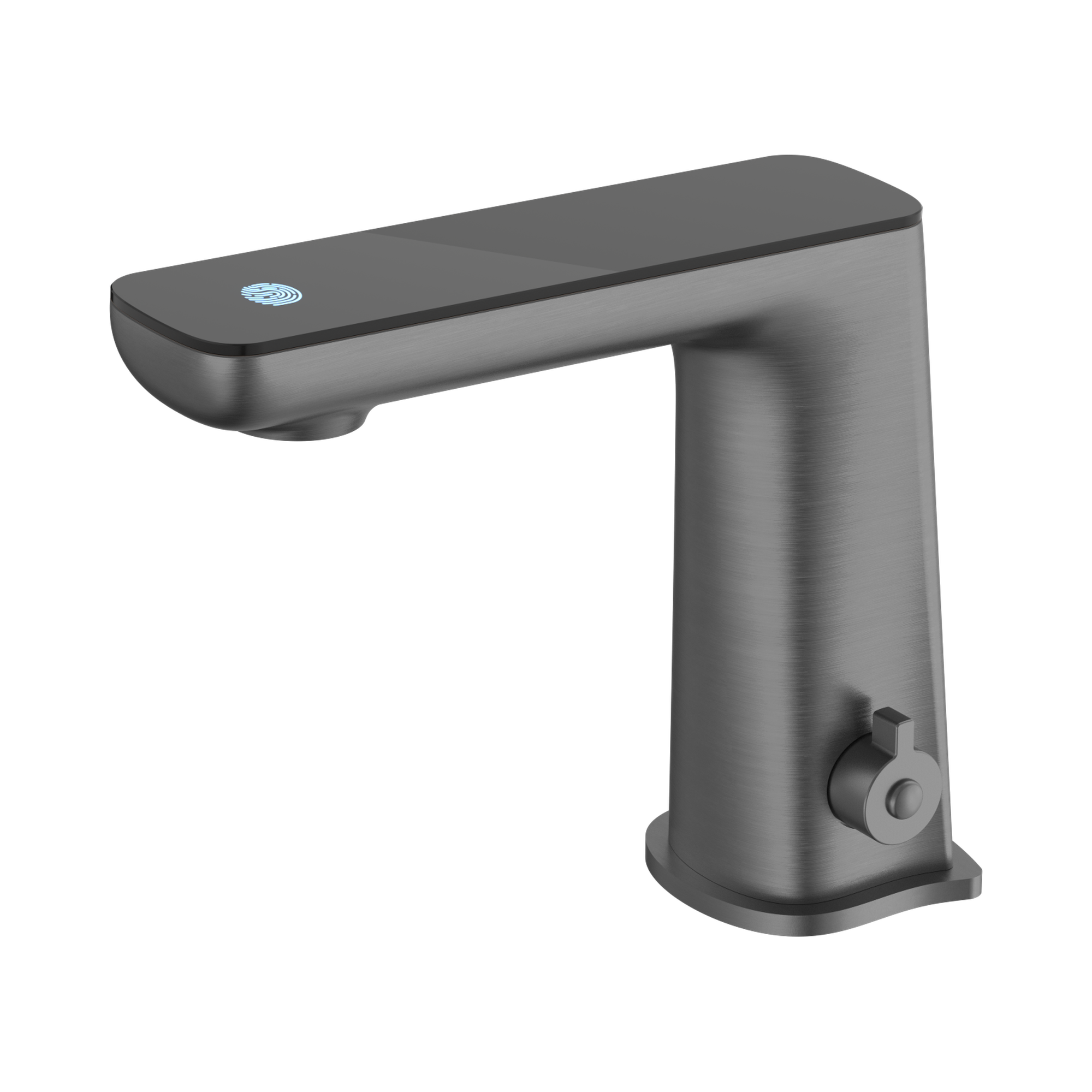Nero Claudia Sensor Mixer With Black Top Display, Gun Metal