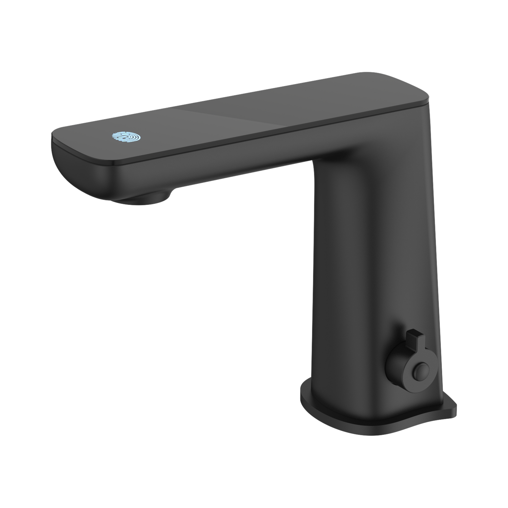 Nero Claudia Sensor Mixer With Black Top Display, Matte Black