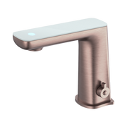 Nero Claudia Sensor Mixer With White Top Display, Brushed Bronze