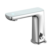 Nero Claudia Sensor Mixer With White Top Display, Chrome