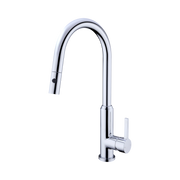 Nero Pearl Pull Out Sink Mixer With Vegie Spray Function, Chrome