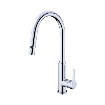 Nero Pearl Pull Out Sink Mixer With Vegie Spray Function, Chrome